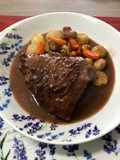 Pollo al vino (Coq au vin)