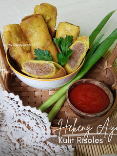 Foto resep Hekeng Ayam Kulit Risoles (Frozen food)