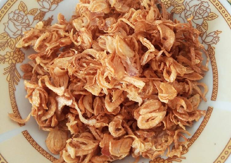 Resep Bawang Merah Goreng, Sempurna