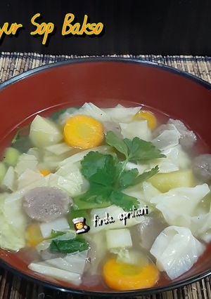Foto resep Sayur Sop Bakso