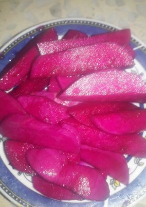 صورة لوصفة مخلل لفت بطريقتي بيشهي