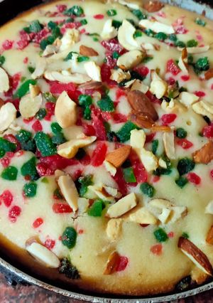 A picture of Tutti Fruti cake.
