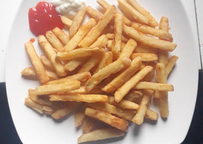 Wajib coba! Bagaimana cara bikin Kentang goreng renyah ala kfc anti gagal - bisa frozen  nagih banget