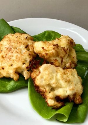 A picture of Cauliflower Fritters.