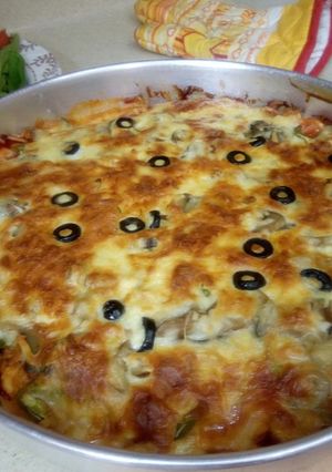 صورة لوصفة بيتزا 🍕 😍