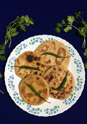 A picture of Mini Dal Paratha.