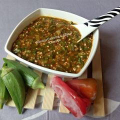 A picture of Fresh okro soup.