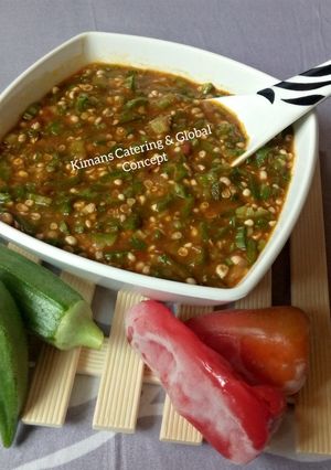 A picture of Fresh okro soup.