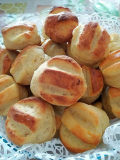 Foszlós krumplis pogácsa recept fotója