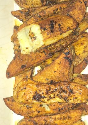 Una foto de Papas rústicas crocantes al horno