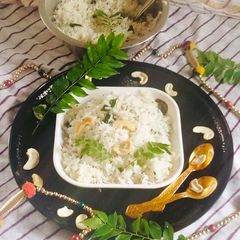 Coconut Rice 🌾(nariyal chawal) A picture of Coconut Rice 🌾(nariyal chawal).