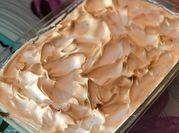 Una foto de manzana con merengue