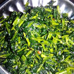 A picture of Water spinach stir fry.