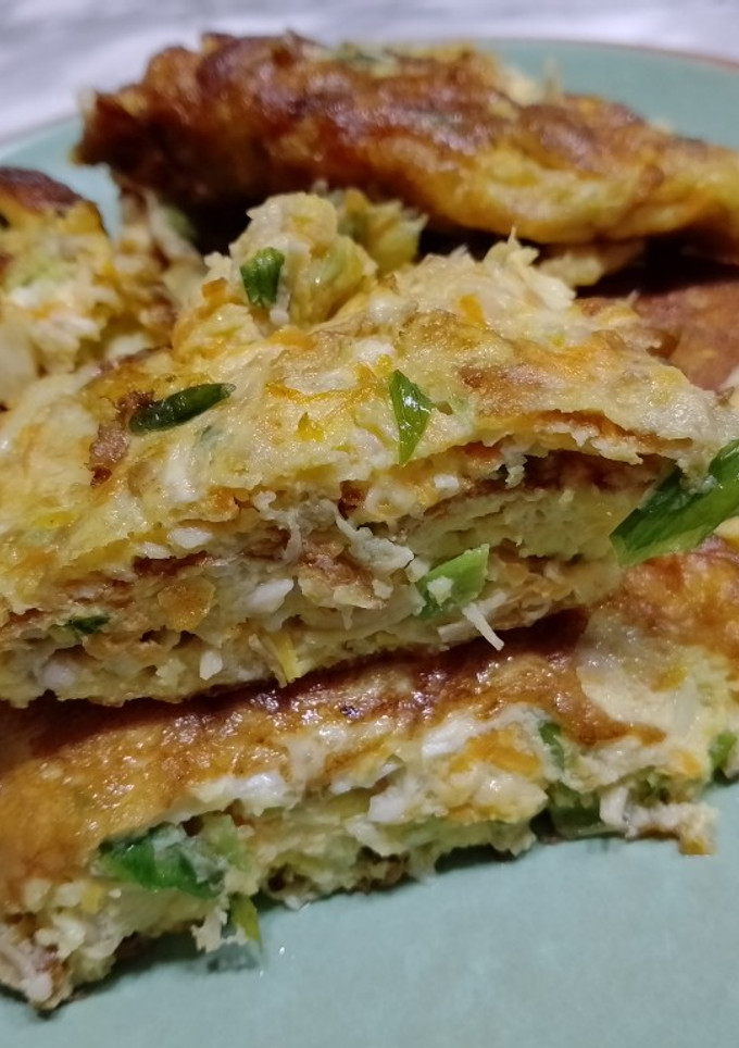 Foto resep Omelet Sayur Jamur Enoki