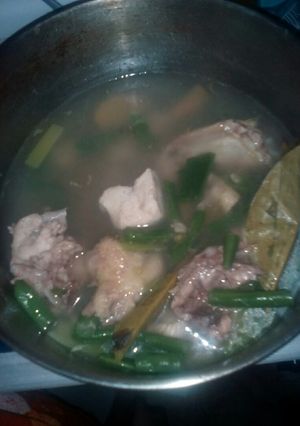 Foto resep Sup ayam sederhana dan penurun kolestrol