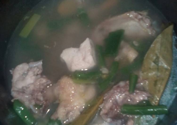 Resep Sup ayam sederhana dan penurun kolestrol, Lezat