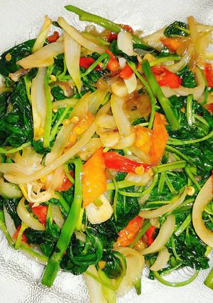 Foto resep Cah kangkung saos tiram