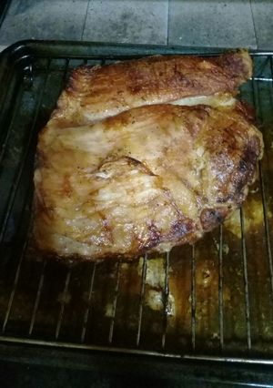 Una foto de Pechito de cerdo al horno