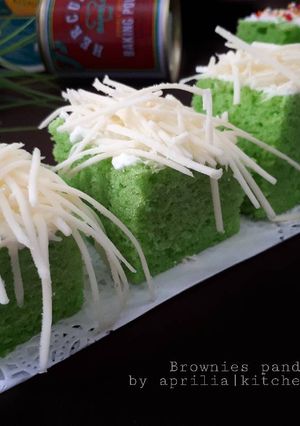 Foto resep Brownies Pandan kukus Ny.liem