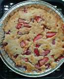 Crustless fresh strawberry pie