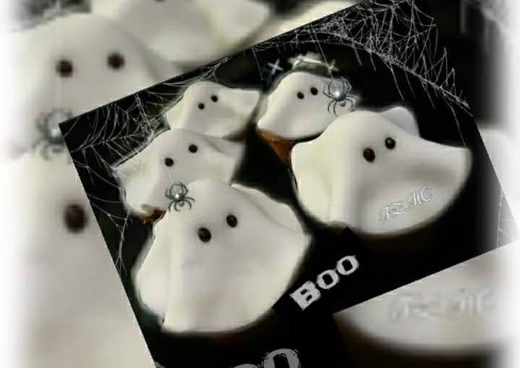 👻🎃🕸Baby Ghost Cupcakes🕸🎃👻
