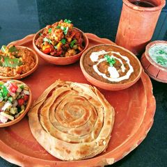 A picture of Desi Lunch Thali.