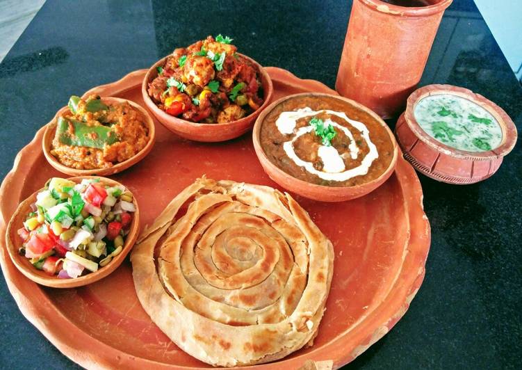 Recipe of Homemade Desi Lunch Thali