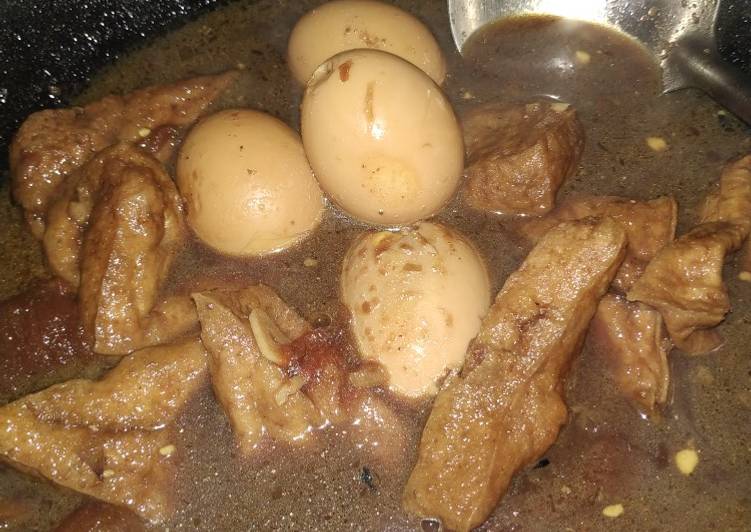 Semur tahu dan telur instant