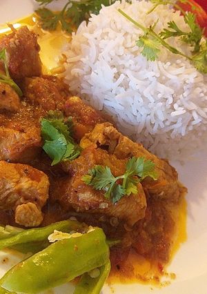 A picture of Chicken karahi.