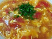 Gambar tomato egg drop soup