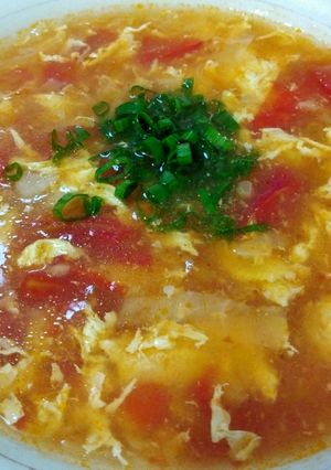 Foto resep 10 minute Tomato Egg Drop Soup