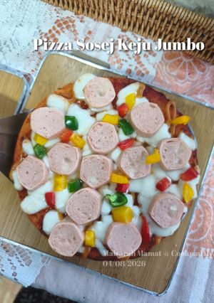 Gambar Pizza Sosej Keju Jumbo