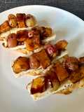 Roasted Grape and Butternut SquashBruschetta with Camembert Cheese
