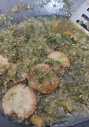 Foto resep Jengkol cabe hijau