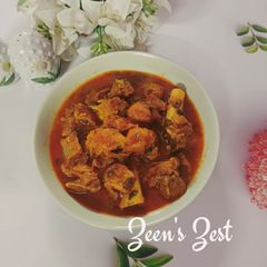 A picture of Kashmiri Wazwan Gosht Aloo Bukhara - Lamb with Dried Plums.