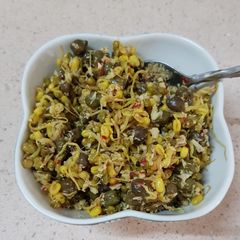 A picture of Sprouted grain stir fry.