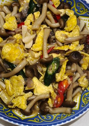 Foto resep Tumis Jamur Telur