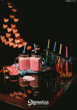 A picture of Pomogranate milkshake.