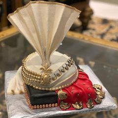 A picture of Nikah Themed Cake.