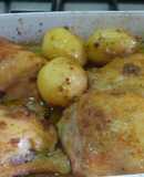 Pollo a la mostaza