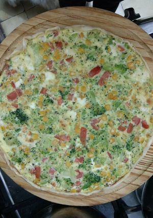 Una foto de Tarta de Brócoli(Rápida)
