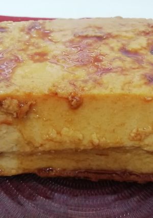 Una foto de Pudín de magdalena