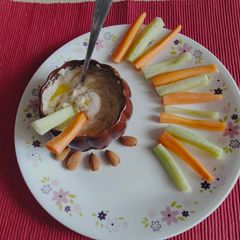 A picture of #Almond Hummus.