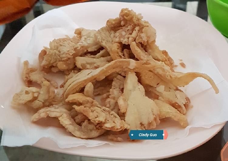 Resep 10. Jamur Tiram Goreng Crispy Anti Gagal