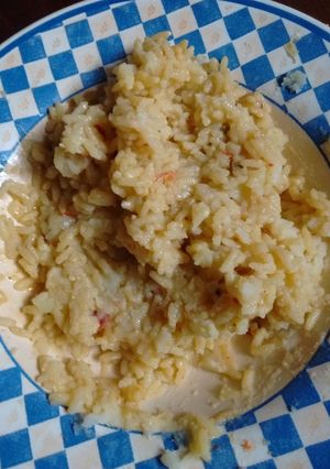 Una foto de Osobuco con arroz