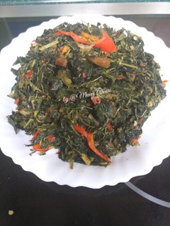 Foto resep Oseng daun pepaya,singkong