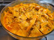 Una foto de pasta rellena