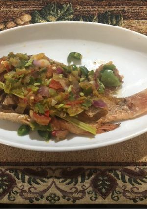 Foto resep Ikan kakap goreng sambal pecak