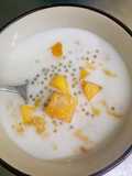 Large Batch Mango Sago with Coconut Milk
