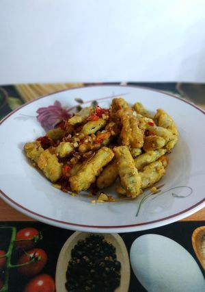 Foto resep Buncis krispi cabe garam
